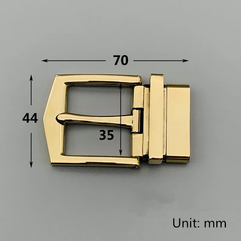 35mm solid pure brass men and women high-end durable belt buckle new style pants belt buckle pin replacement DIY accessories