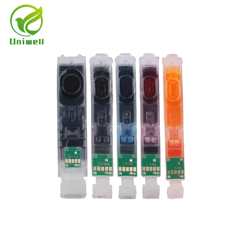 Uniwell PGI-570XL CLI-571XL Compatible Ink cartridge For Canon Printer MG5750 MG5751 MG5752 MG5753 MG6850 MG6851 MG6852 PGI570