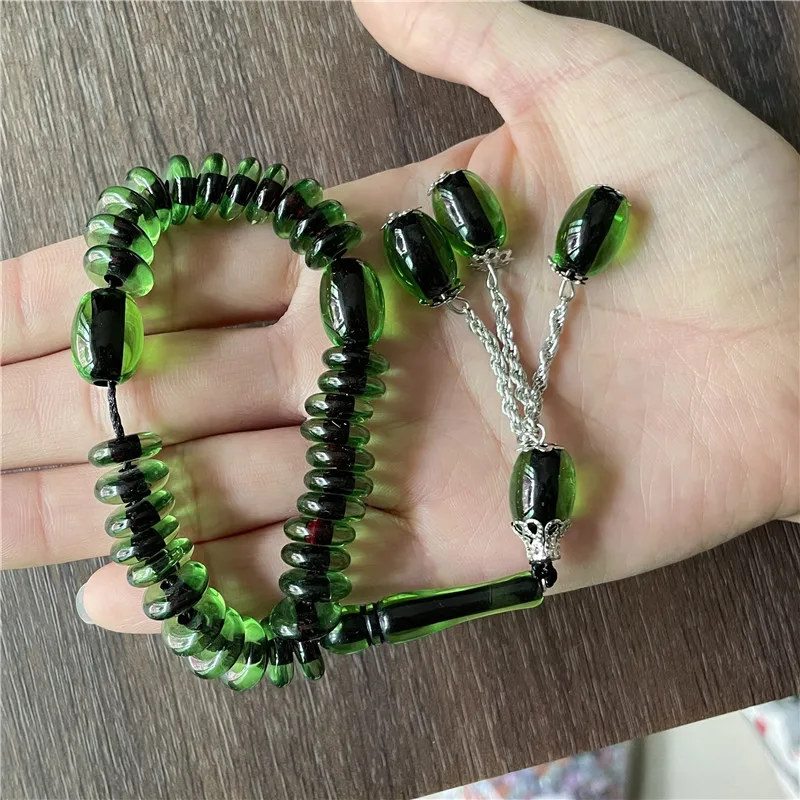 JunKang Muslim bracelet Islamic religious style 33 rosary prayer beads men and women meditation Faith prayer beads jewelry