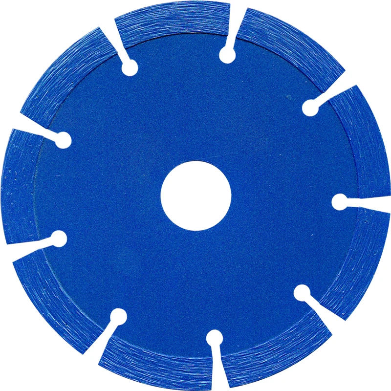 125x10x22.23-15.88mm  blue color cold press segment diamond saw blade for bricks, granite,marble and concrete.cutting tools