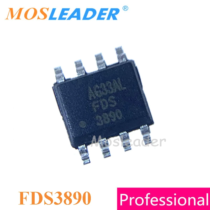 

FDS3890 SOP8 100PCS 3890 80V Dual Channel High quality