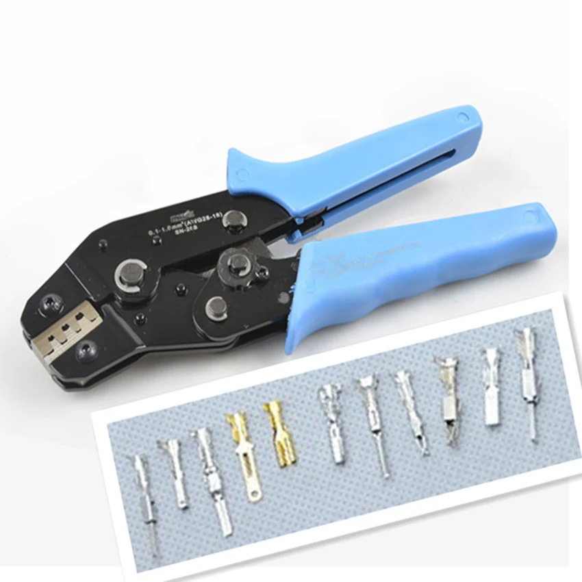 

New Portable Crimping Plier Wire Cable End Sleeves Ferrules Cutters Cutting Pliers Multi Hand Tools 0.1-1mm2 190mm Hot Selling