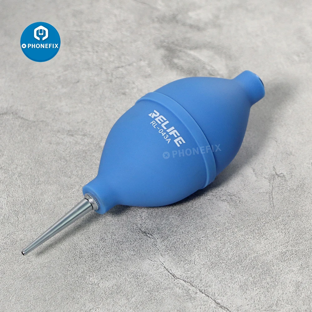RELIFE-Phone Repair Dust Cleaner, 2 em 1 Bola de Borracha Air Blower, Caneta de Limpeza para PCB, PC, Teclado, Câmera, Len DIY Repair Tool