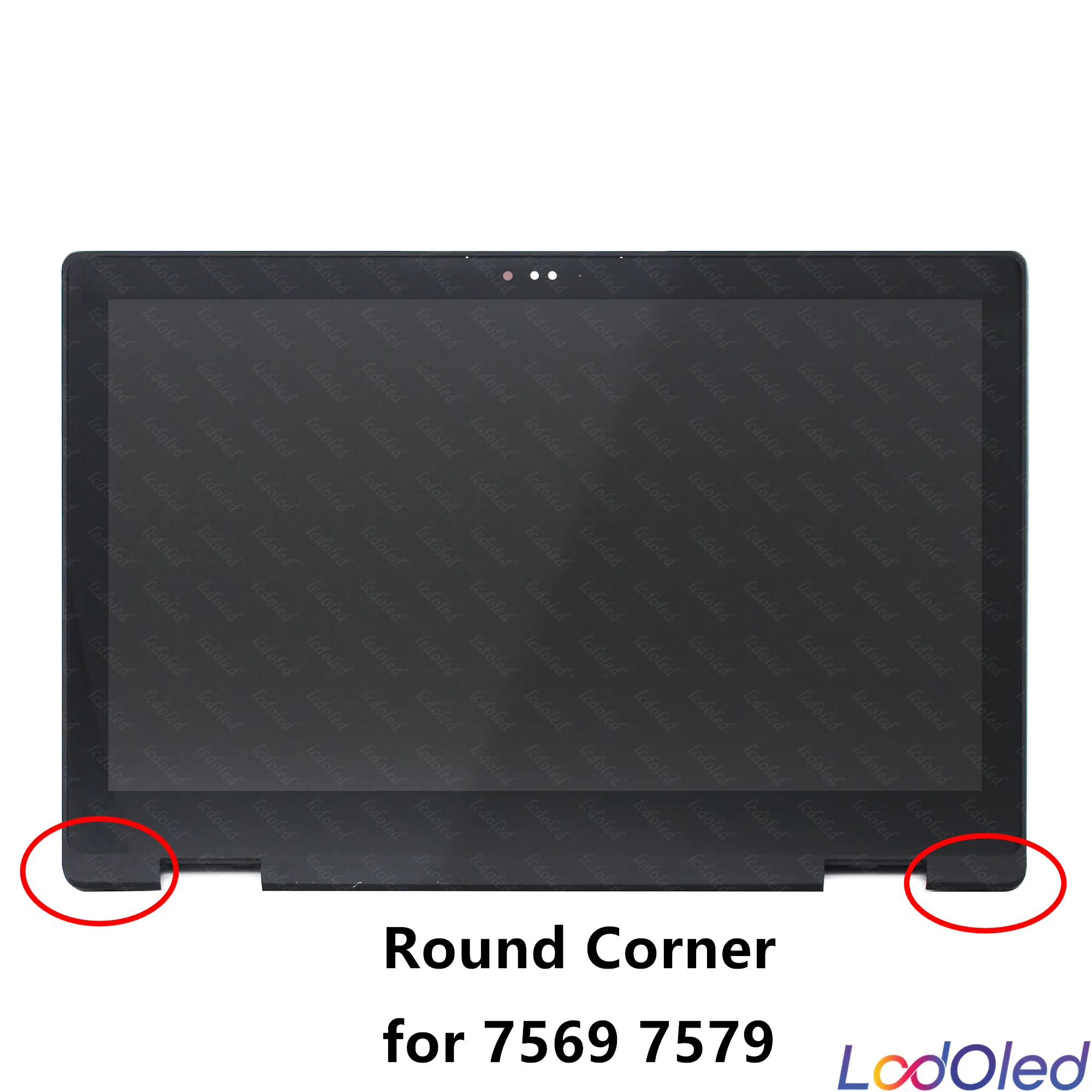 Imagem -03 - Tela de Toque Lcd para Dell Inspiron 15 5568 5578 5579 7569 7579 P58f P58f001 B156hab01.0