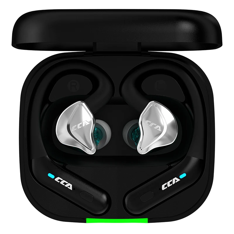 CCA BTX Bluetooth Compatible 5.2 True Wireless Earphones Ear  Sports Earbuds Headset Gamer Headphones Accessories TWS 2 Modes