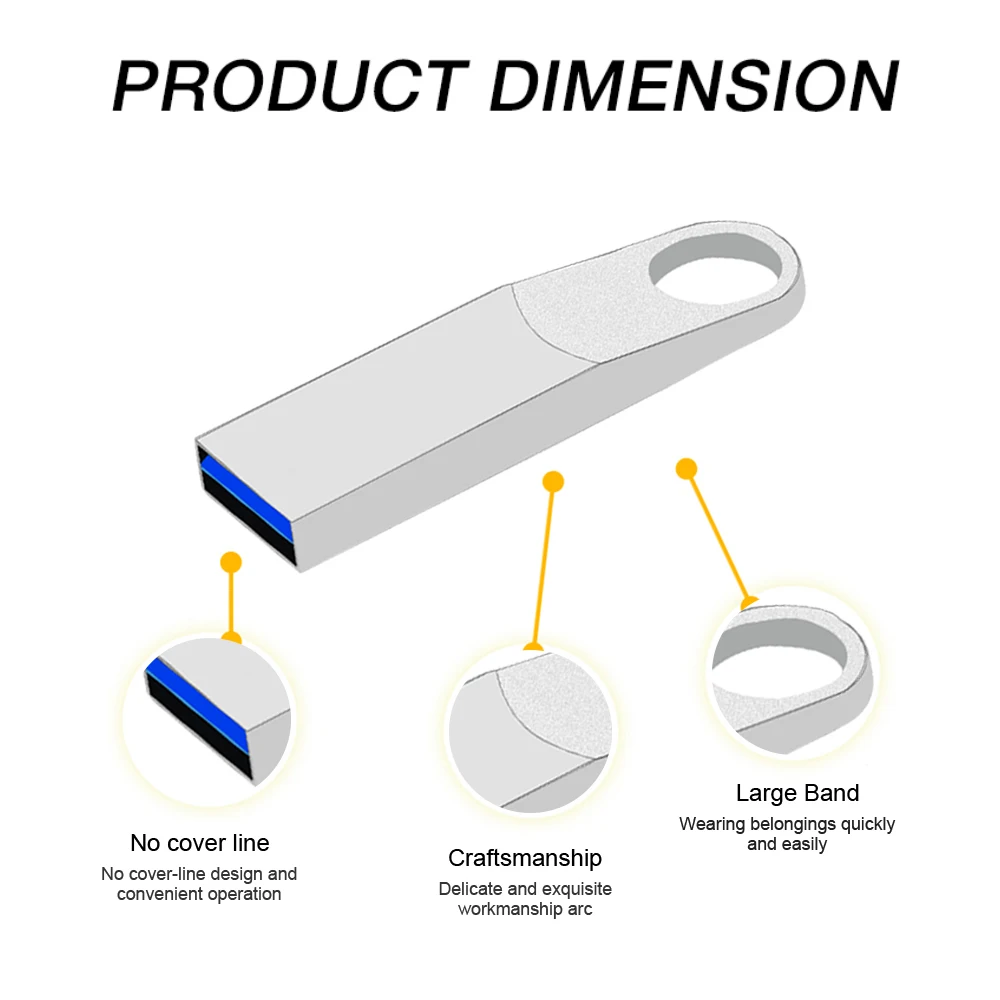 Pen Drive veloce USB3.0 128GB Flash Usb Memory Card 8GB metallo Pendrive 128GB 16GB 32GB chiave Usb Flash Drive 64GB Cle Usb Stick Pen