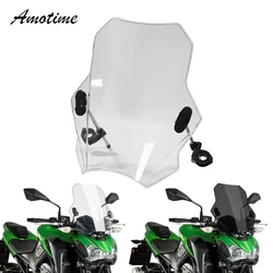 For YAMAHA FZ1 FZ6 FZ8 XJ6  Universal Motorcycle Windscreen Windshield Covers Screen Smoke Lens Motorbikes Deflector