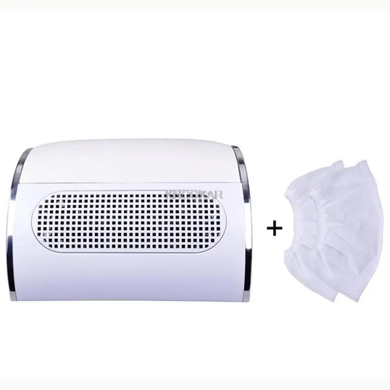 

Powerful Nail Dust Suction Collector with 3 Fan Vacuum Cleaner Manicure Tools with 2 Dust Collecting Bags