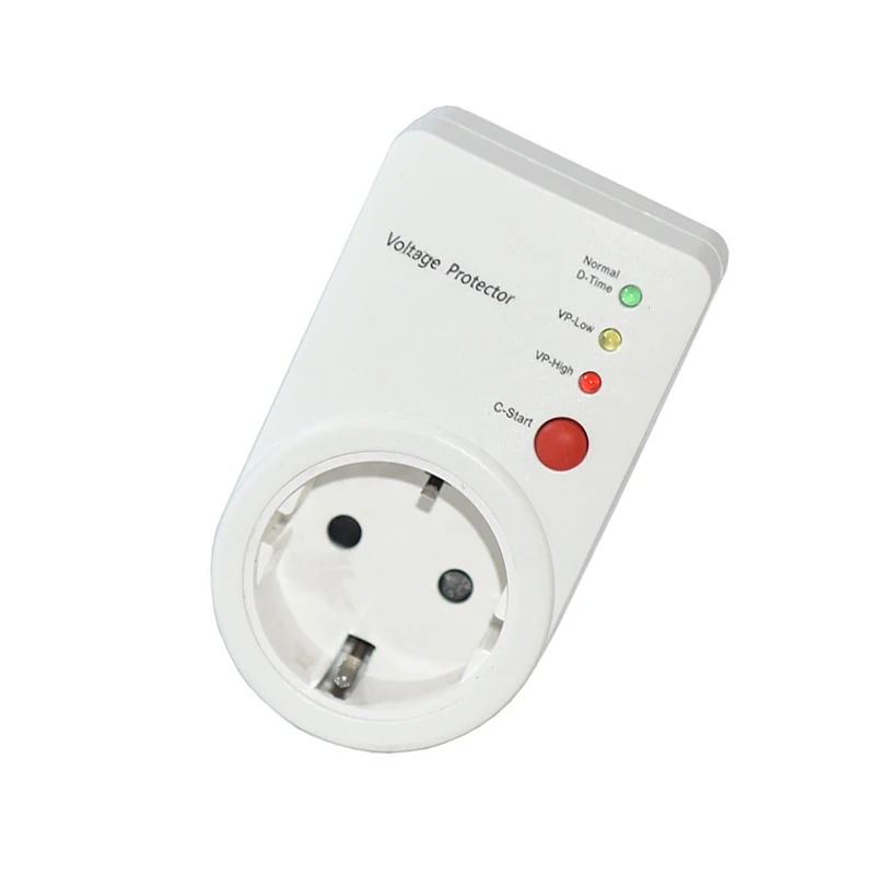 Conmutador de voltaje automático AVS, Protector contra sobretensiones de 16a 220V, enchufe europeo, Protector de refrigerador seguro