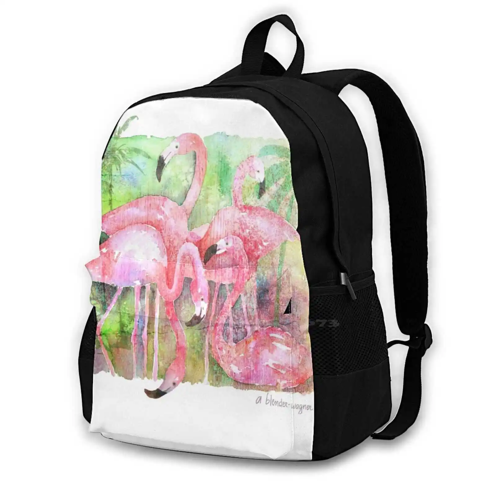 

Flamingo Five Hot Sale Schoolbag Backpack Fashion Bags Birds Wildlife Animals