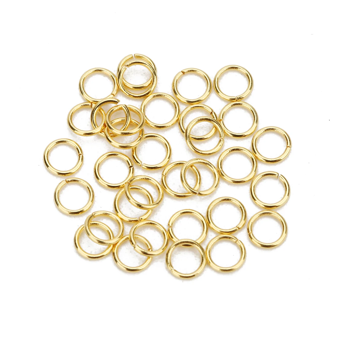 1Box 3-10mm Mixed Edelstahl Offene Binderinge Split Ringe Anschlüsse Für Diy Schmuck Machen DIY Halskette handwerk Zubehör – Detail 14