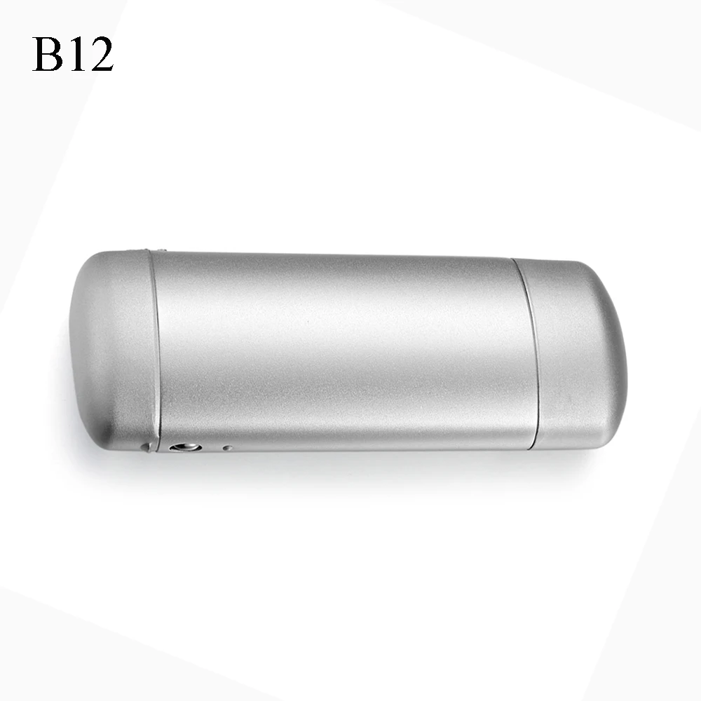 New Fashion Hard Metal Aluminum Lattice Glasses Case Capsule Flip