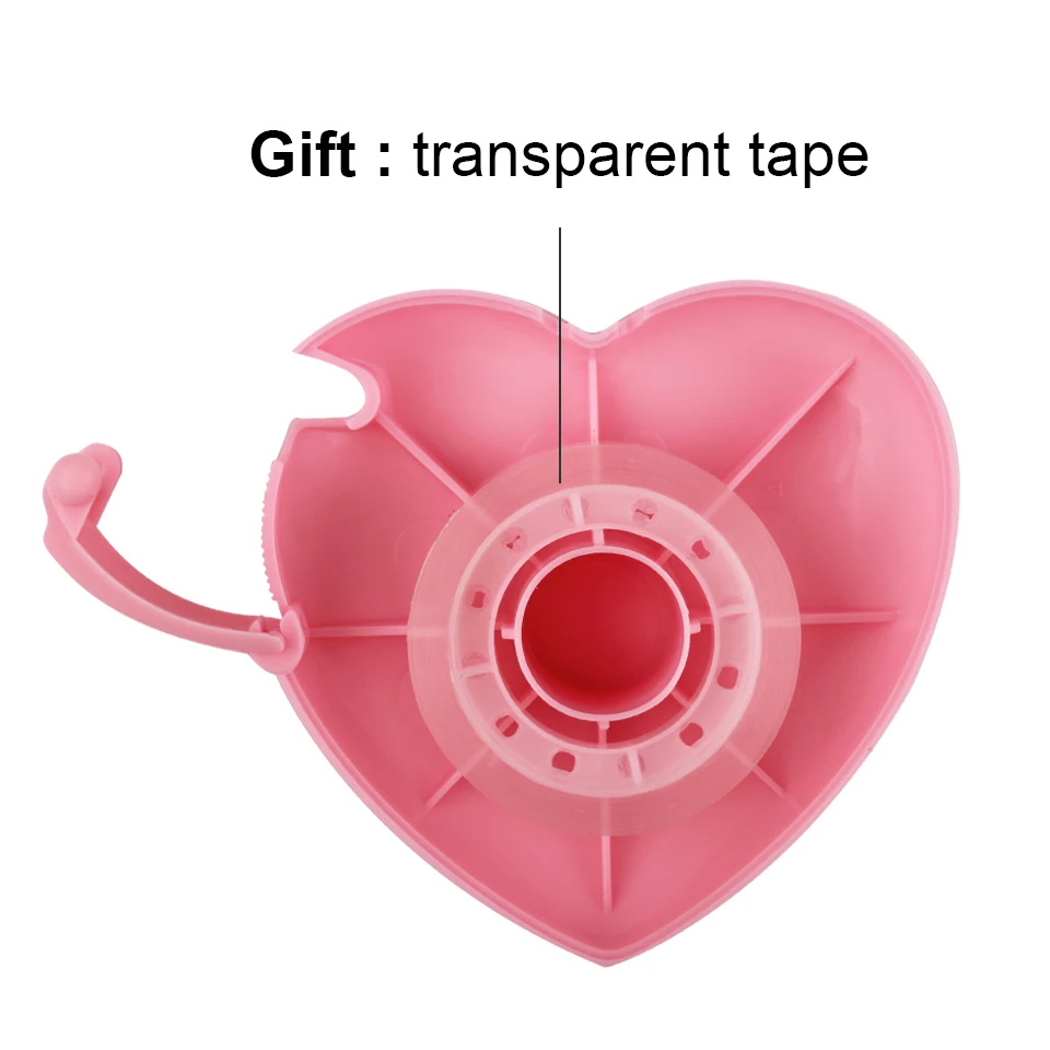 Draagbare Transparante Acryl Wimper Tape Cutter Kleurrijke Cutter Pe Medische Tapes Zelfklevende Roterende Tape Houder Wimper Gereedschap