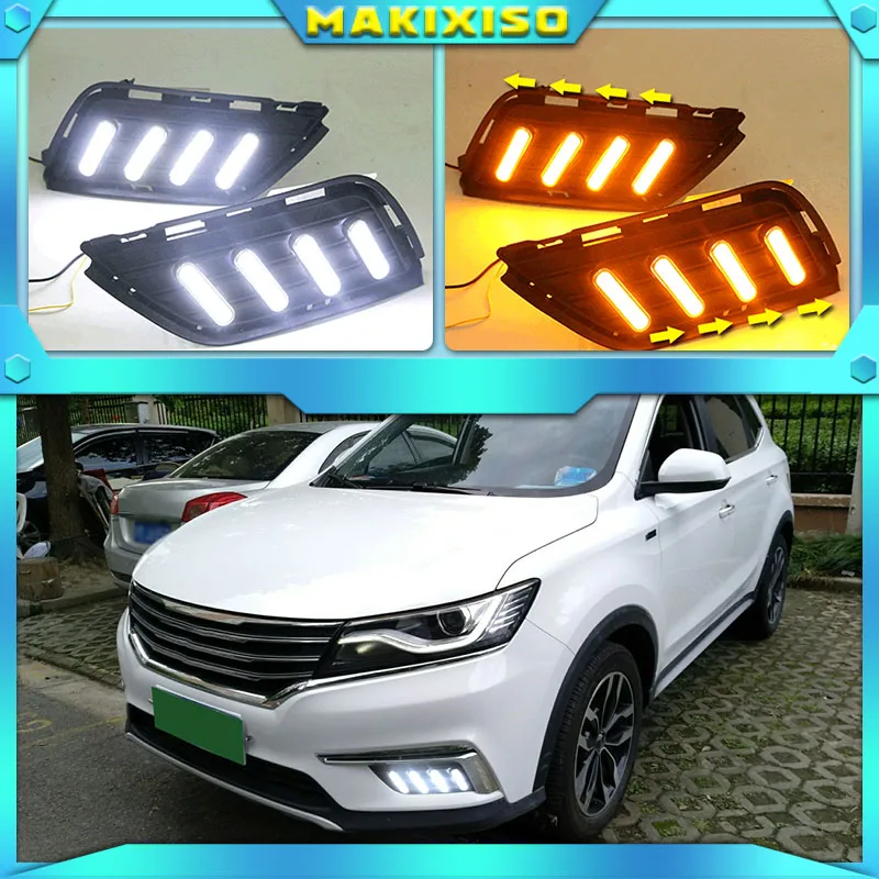 

2016~2018year for Roewe RX5 daytime light car accessories LED DRL headlight for Roewe RX5 fog light