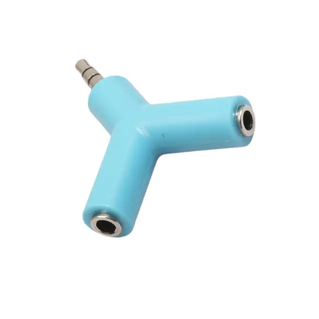 2019 3.5 مللي متر ستيريو الصوت Y-الفاصل 2 أنثى إلى 1 كابل موصل ذكر محول ل سماعة الهاتف المحمول الكمبيوتر المحمول