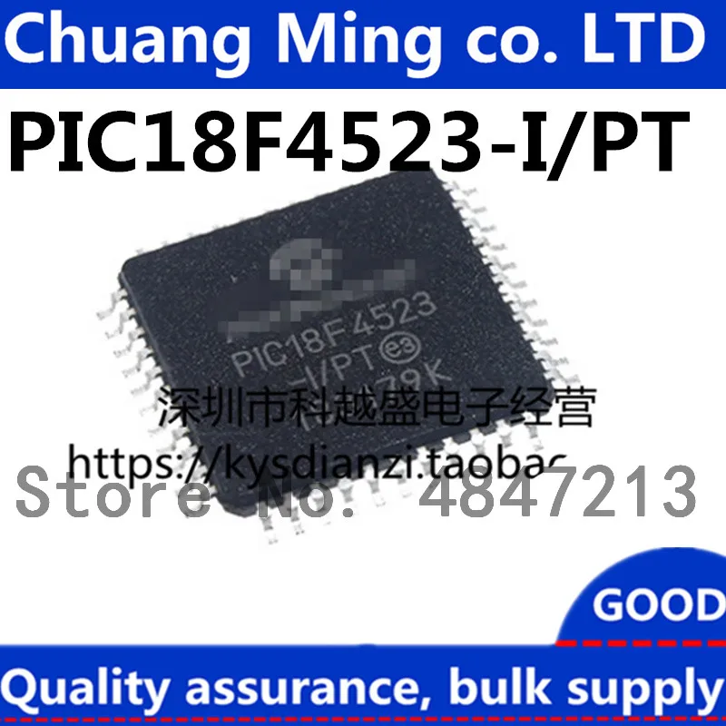 

Free Shipping 50pcs/lots PIC18F4523-I/PT PIC18F4523 18F4523 TQFP-44 New original IC In stock!