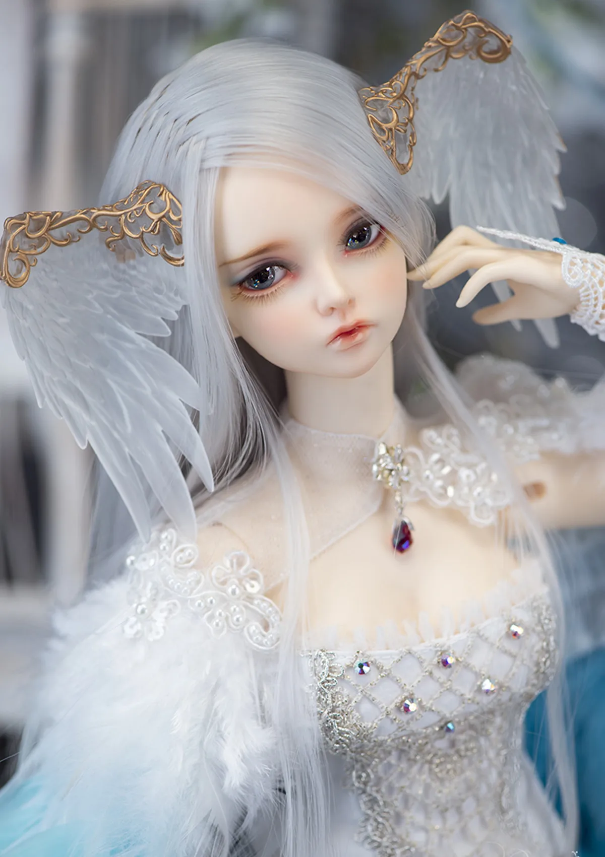 2022 new high quality resin ball jointed sd 60cm 1/3 doll birthday gift eye ball free