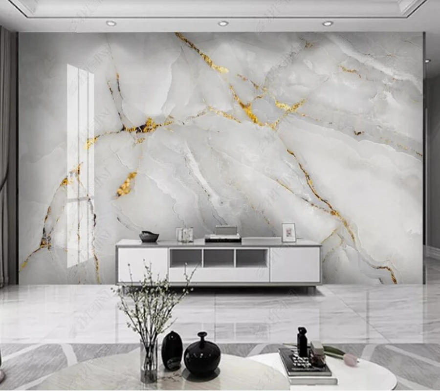 

Papel de parede Modern luxury golden marble 3d wallpaper mural,living room tv wall bedroom wall papers home decor