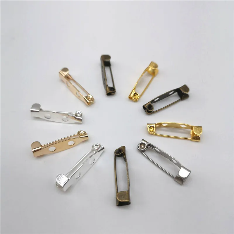 50-100pcs Argento/KC Oro Di Sicurezza Decorativo Spilli Spilla FAI DA TE Risultati Dei Monili di Sicurezza Spilli Per Distintivi e Simboli Gioielli