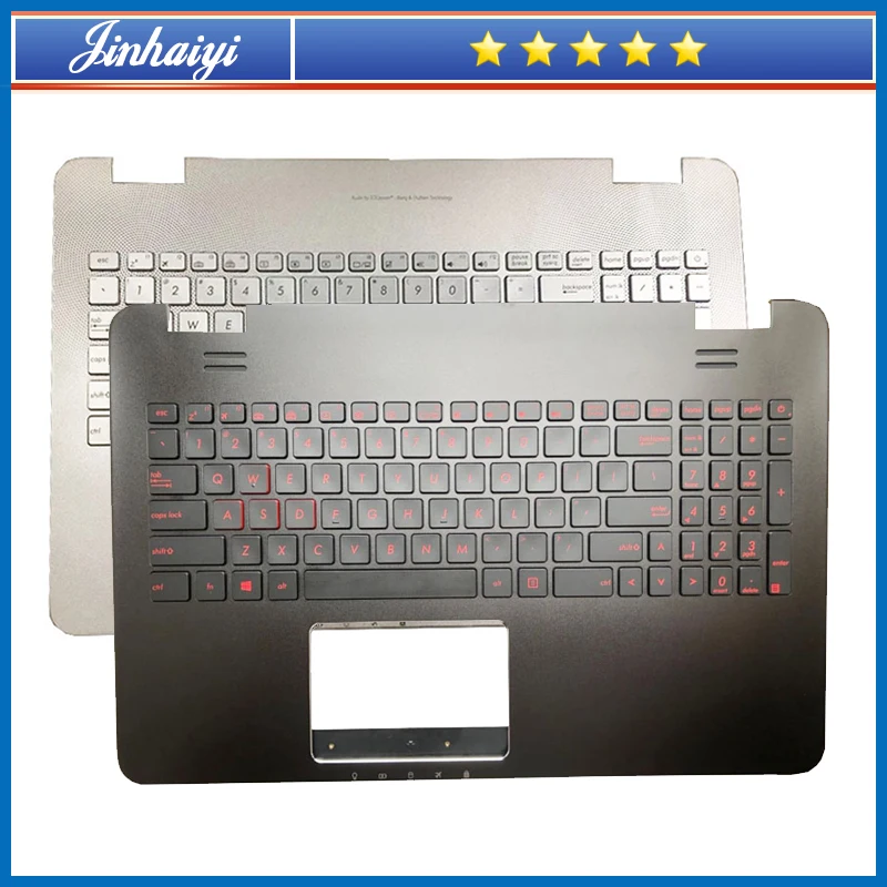 

Laptop upper cover keyboard for N551VW G551 N551JK GL551JM G551J G58V backlight keyboard palm rest shell