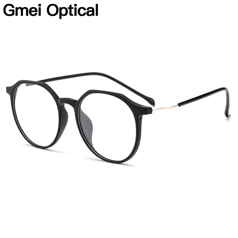 

Gmei Optical Stylish Ultralight TR90 Round Women Prescription Glasses Frame For Myopia Optical Spectacles Women Eyewear M3060