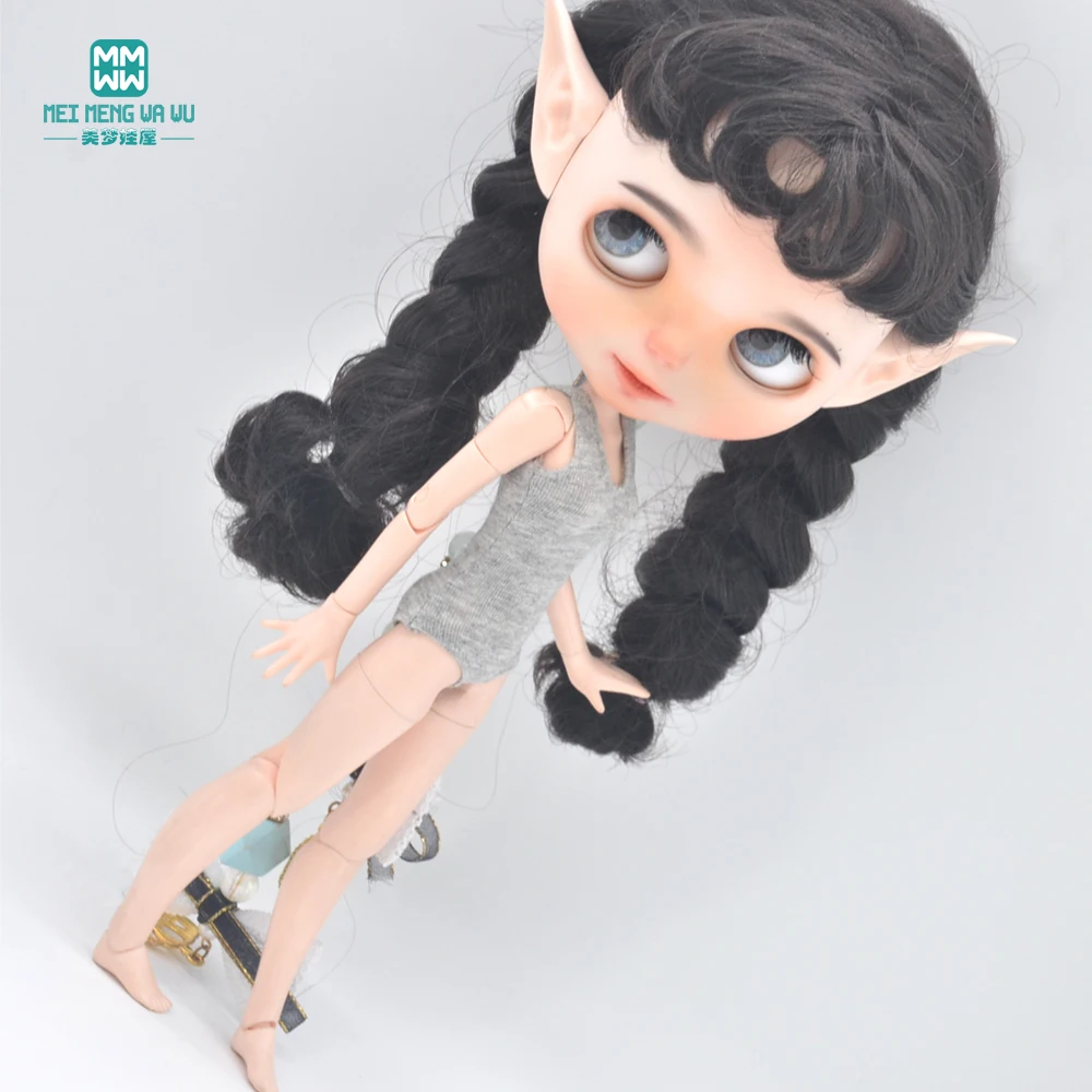 Clothes for Doll Fits Blyth Azone OB22 OB24 Doll Accessories Fashion One-Piece Swimsuit
