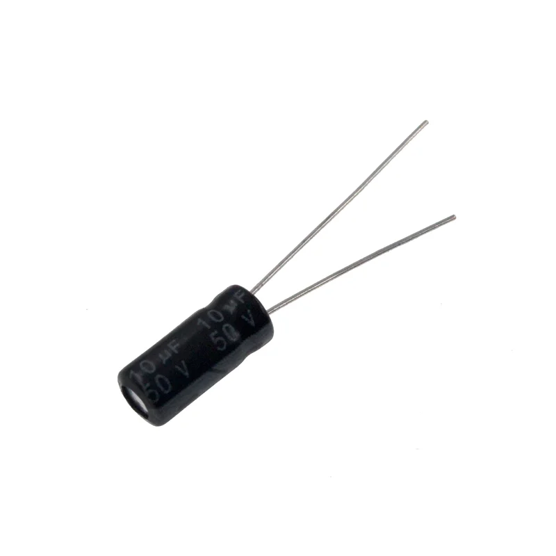 50pcs 10uF 50V 10MFD 50Volt 4*7mm Aluminum Electrolytic Capacitor Radial 10mf50v 10uf50v 50v10mf 50v10uf