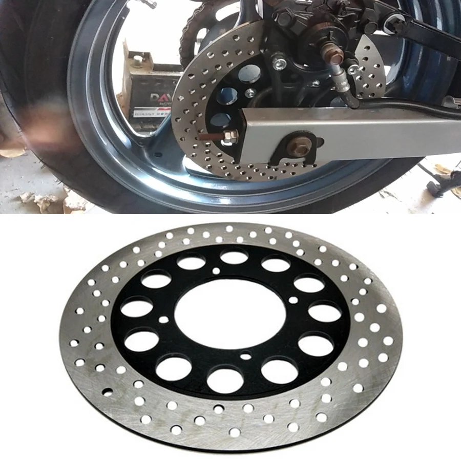 1PC Stainless Steel Motorcycle Rear Brake Disc Rotor For Suzuki GSX 750/600 400 S Katana GS 500 K1 K2 K3 GSF 250 Bandit Across