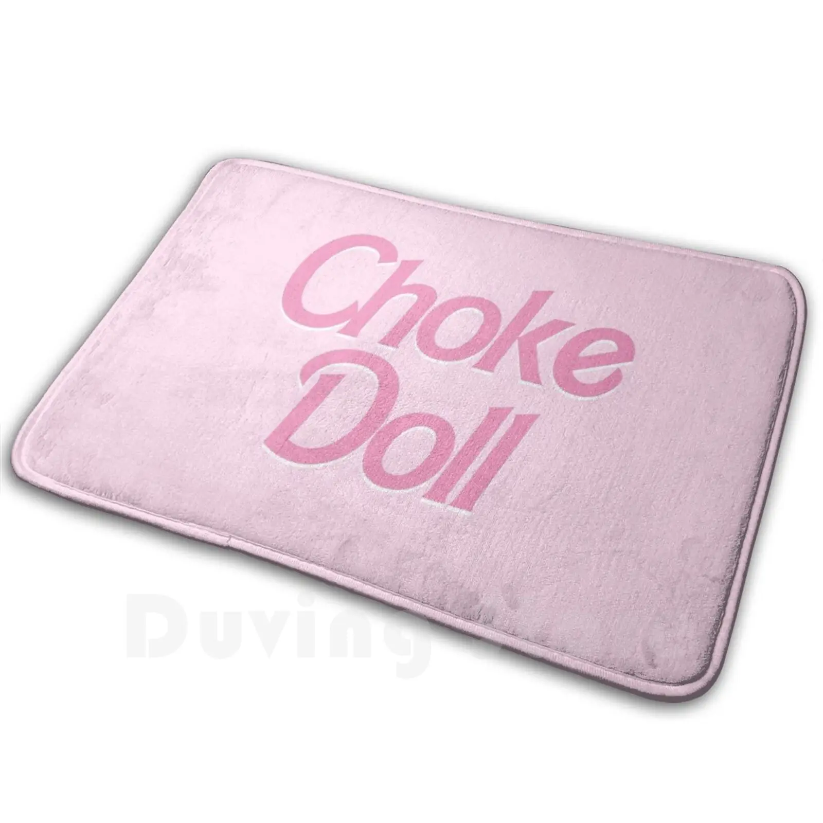 Choke Doll Carpet Mat Rug Cushion Soft Doll Choking Choke Typography Ddlg Bdsm Sex Sexy Kink Kinky Daddy Little