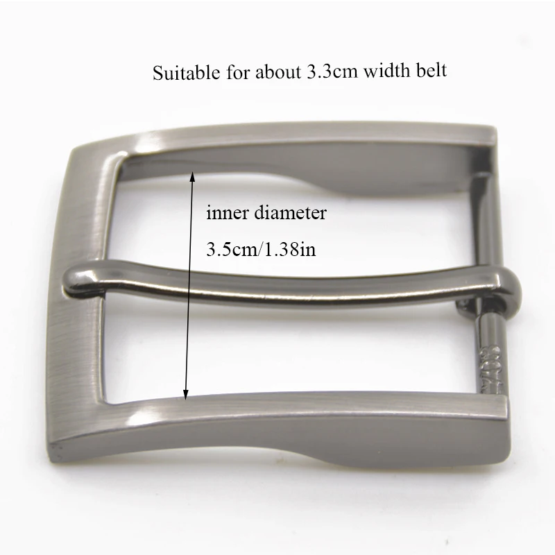 1pc Men Belt Buckle 35mm Metal Pin Buckle Fashion Jeans Waistband Buckles For Belt DIY Leather Craft Accessories Craft Buckle