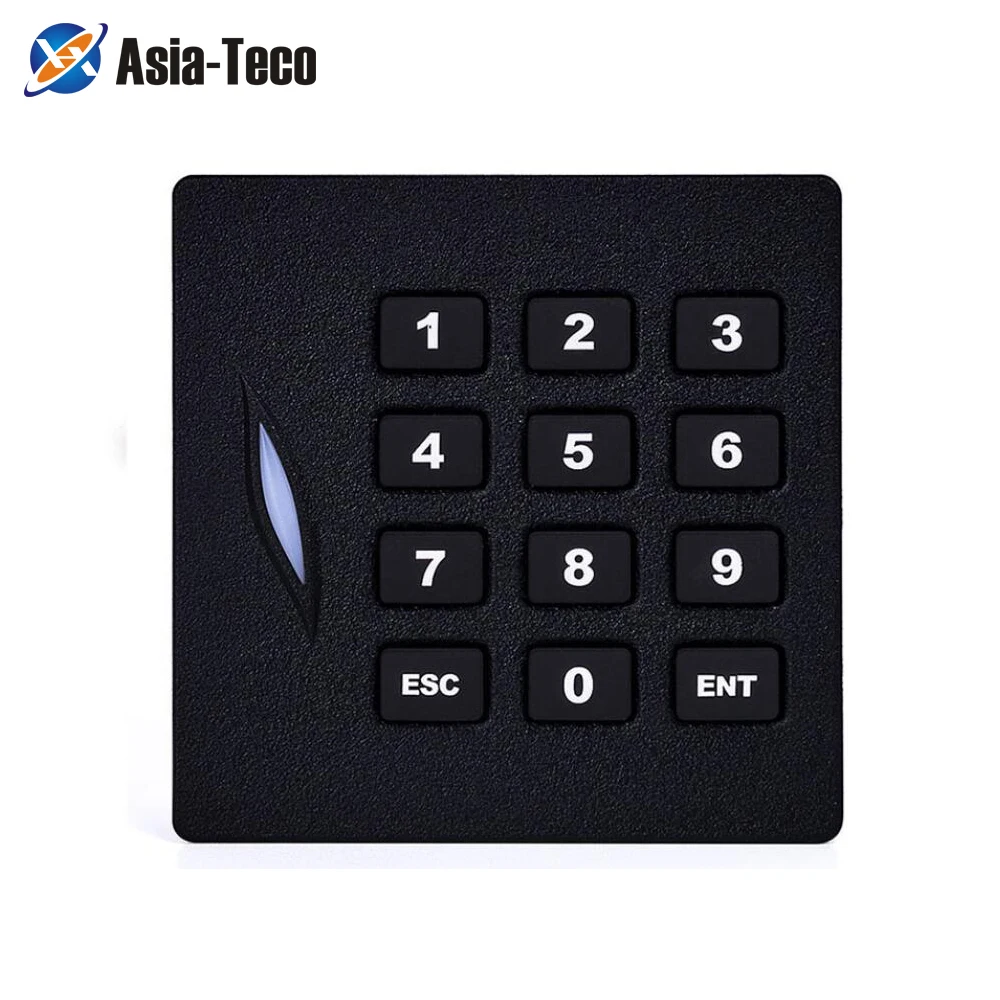 

KR102E Rfid Keypad EM M1 Proximity Card Access Control Card Reader Waterproof 125Khz 13.56Mhz Reader Wiegand 26/34