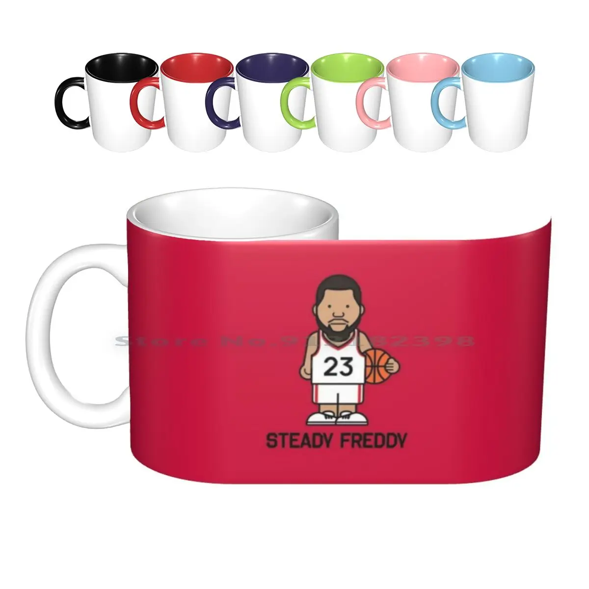 Fred Van Vleet Aka Steady From The Ceramic Mugs Coffee Cups Milk Tea Mug Fred Vanvleet Basketball Kawhi Leonard Kyle Lowry The