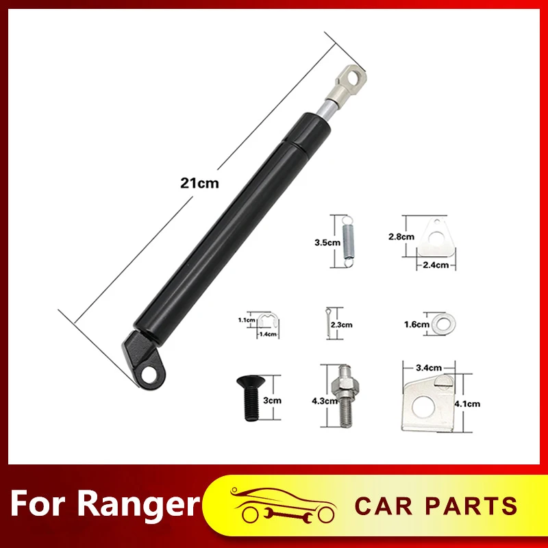 Steel Rear Door Buffer Lever&Tailgate Shock Absorber  Off-raod 4x4 Rear Door Hydraulic Lever Fit For Ranger T6 T7 T8 2012-2020