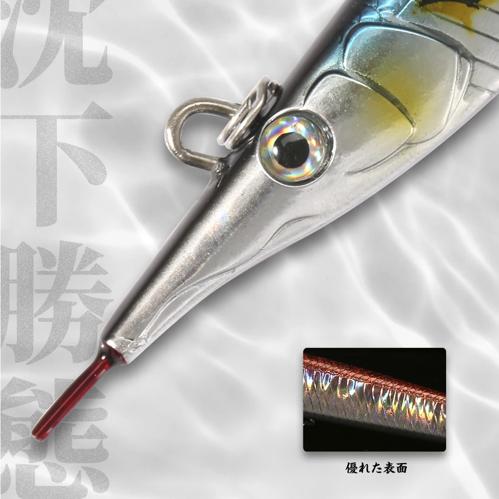 Hunthouse Fishing Lure Needle Fish Hard Baits 18g/28g/30g/36g/54g Long Casting Pencil Stylo Stickbait Sinking For Garfish Pike