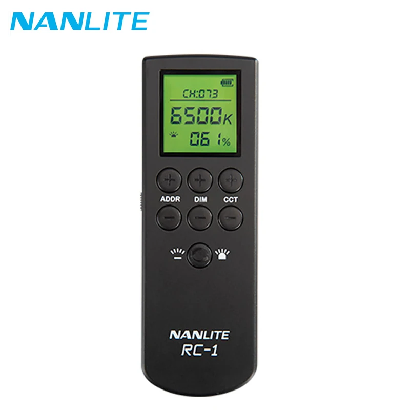 

Nanlite RC-1 2.4G Wireless Remote Controller Smart dimming Nanguang Controller for 6C 60W 60B 60 Light Accessories