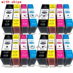 Cartucho de tinta Compatible con HP 564XL, para impresora Photosmart 5510, 5515, 5520, D5460, D7560, DeskJet 3070A, 3520, Officejet 4610, 4620