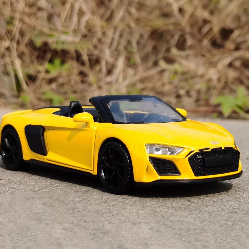 1:32 Audi R8 Spyder Convertible Supercar Alloy Car Diecasts & Toy