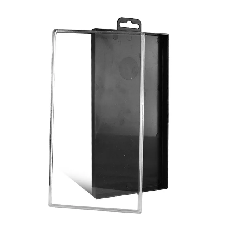 300 pcs Transparent hard PC box for 360 Metal Magnetic Phone Case For iPhone 11 Pro Max Case Double Side Tempered Glass Cover