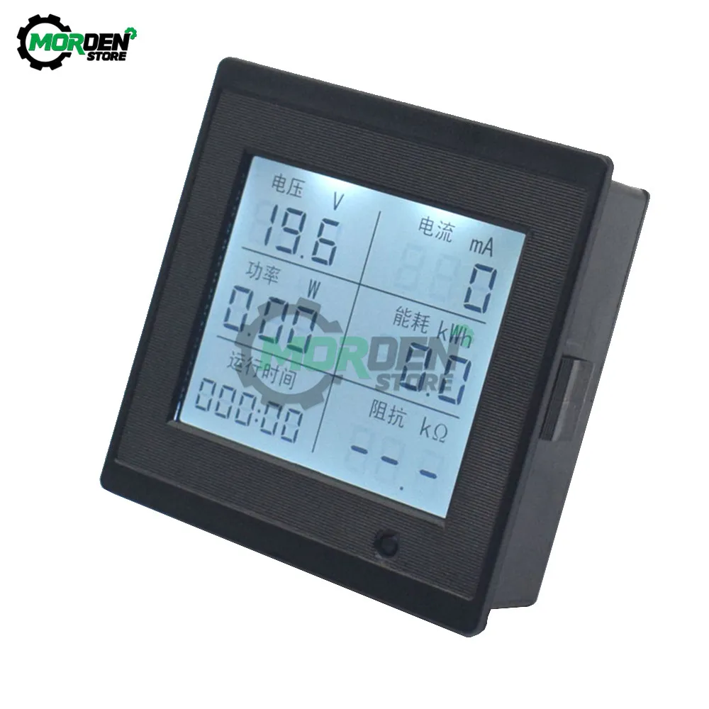 New 6-100V 20A Voltmeter Ammeter DC Electrical Instrument Tools Multi-function Meters Testers Dropship