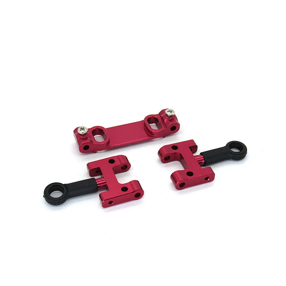 Durable Metal Upper Lower Swing Arm Steering Cup Kits for WPL D12 RC Car Spare Parts