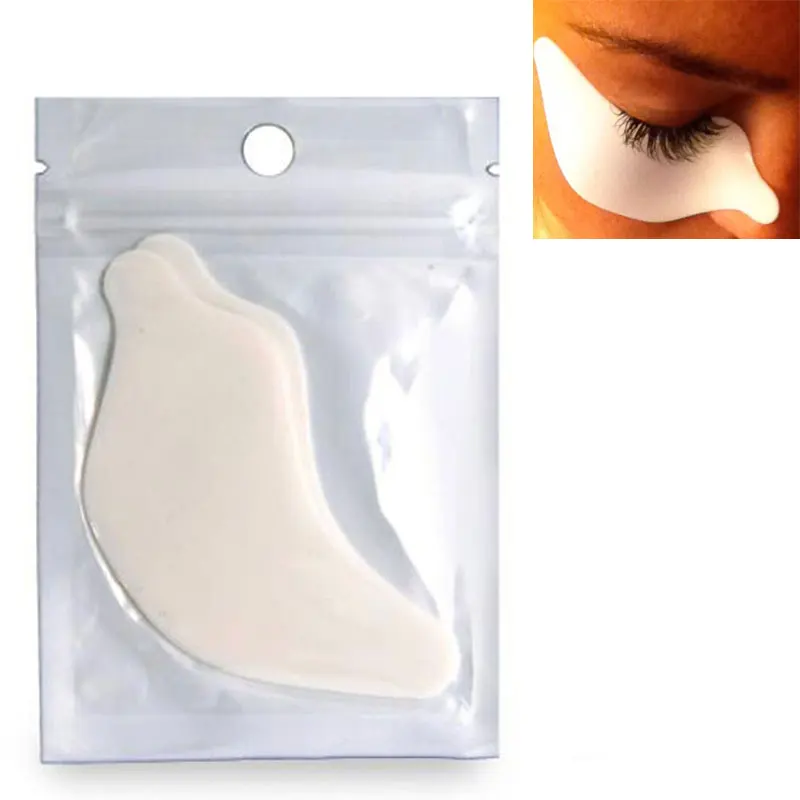 1 Pair Reusable Silicone Eyelash Extension Under Eye Pad For Grafting False Eyelashes Makeup Lashes Stickers Patches