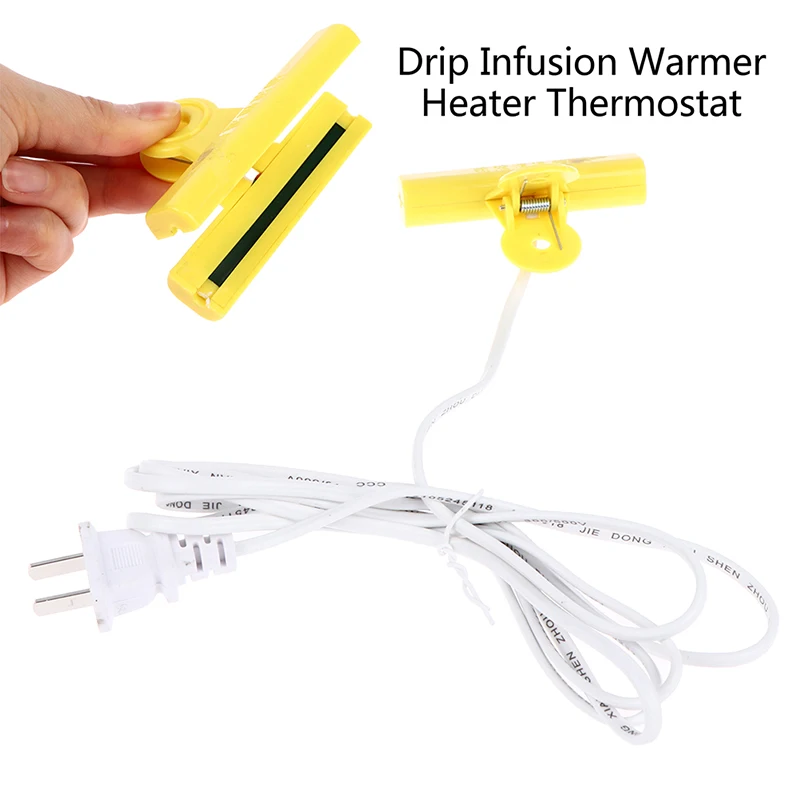 1PCS Drip Infusion Fluid Warmer Heater Thermostat Heating Patch Pocket Clip Infusion Warmer Thermostat Heating Rod