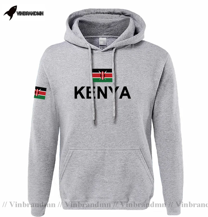 Republic of Kenya Kenyan hoodies men sweatshirt sweat new hip hop streetwear tracksuit nation footballer sporting country KEN