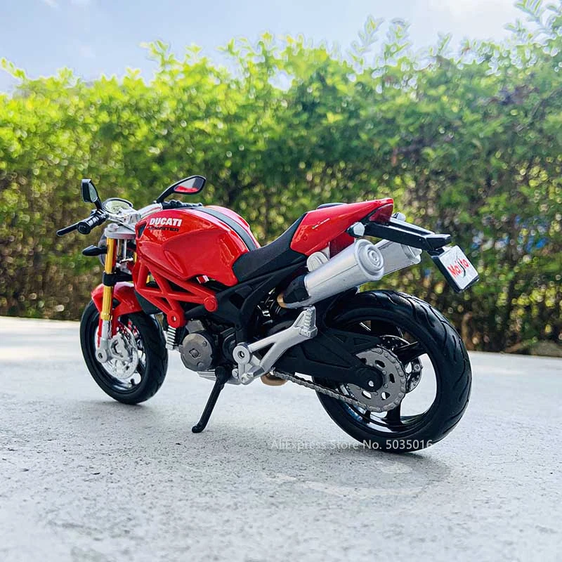 Maisto 1:12 Ducati Monster 696 red Die-cast alloy motorcycle model car models collection gift toy tool