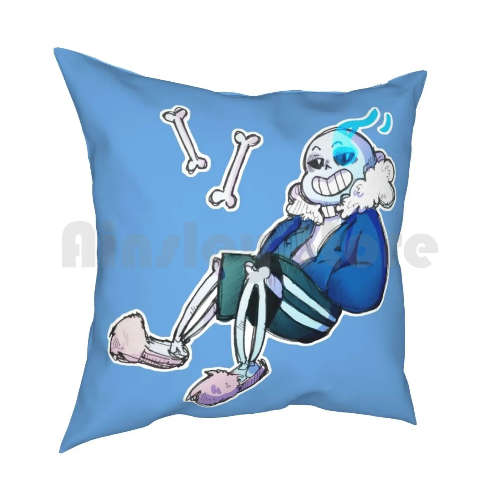 Undertale : Sans Pillow Case Printed Home Soft DIY Pillow cover Undertale Sans Papyrus Video Games