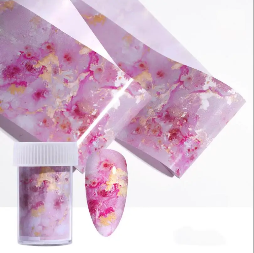 100cm Nail Transfer Ink Smudge Clouds Starry Sky Sticker Marble Pattern Starry Sky Paper Japanese Style Nail Decoration T1600