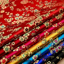 Chinese Style Polyester Satin Brocade Fabric for Sewing Clothes Pillows Bedding Pajamas by the Meter