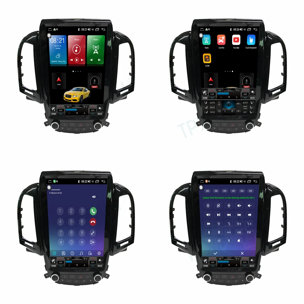 Android 12 per Hyundai Santa Fe 2006-2012 autoradio con schermo Tesla Radio Multimedia Player unità principale di navigazione GPS