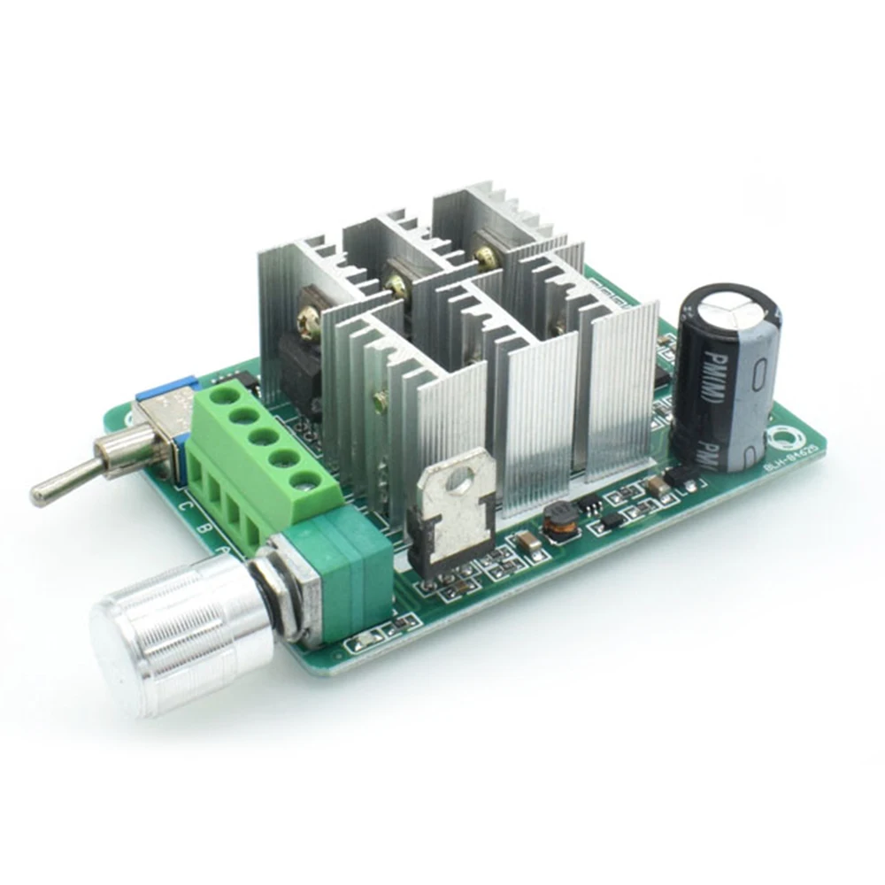 

DC 5-36V 15A BLDC Three-Phase Sensorless Brushless Motor Speed Controller With Potentiometer Switch Explosive Fan Drive 12V 24V