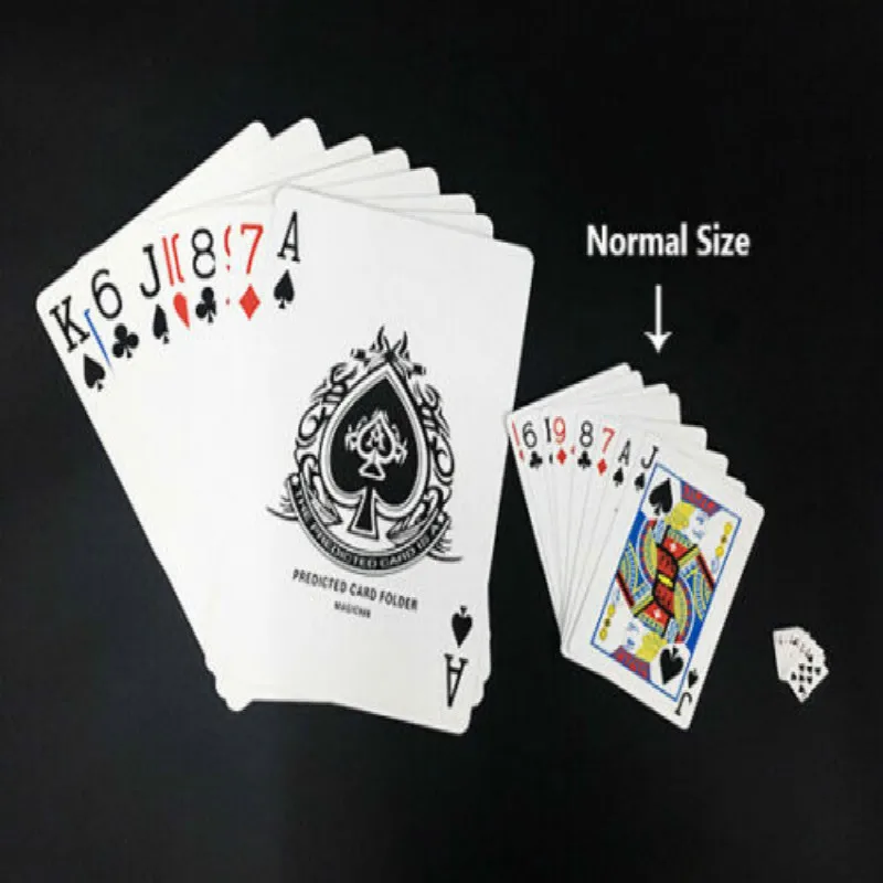 Jumbo Shrinking Cards (Stage Size) Magic Tricks Illusions Fun Visual Magic Effect Cards Disappearing Classic Magic Props Gimmick